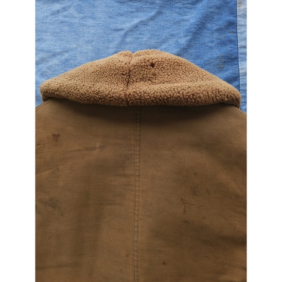 Vintage 1930s USCG Transport Mackinaw Coat Shearling Shawl Collar RARE 38 - Picture 8 of 16